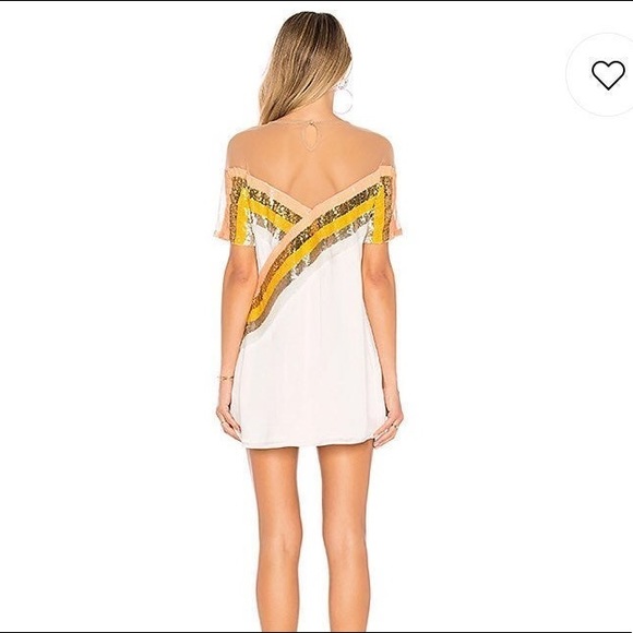 ❌SOLD❌ NWT NBD Mireya Dress in Orange Sherbert - Picture 3 of 4